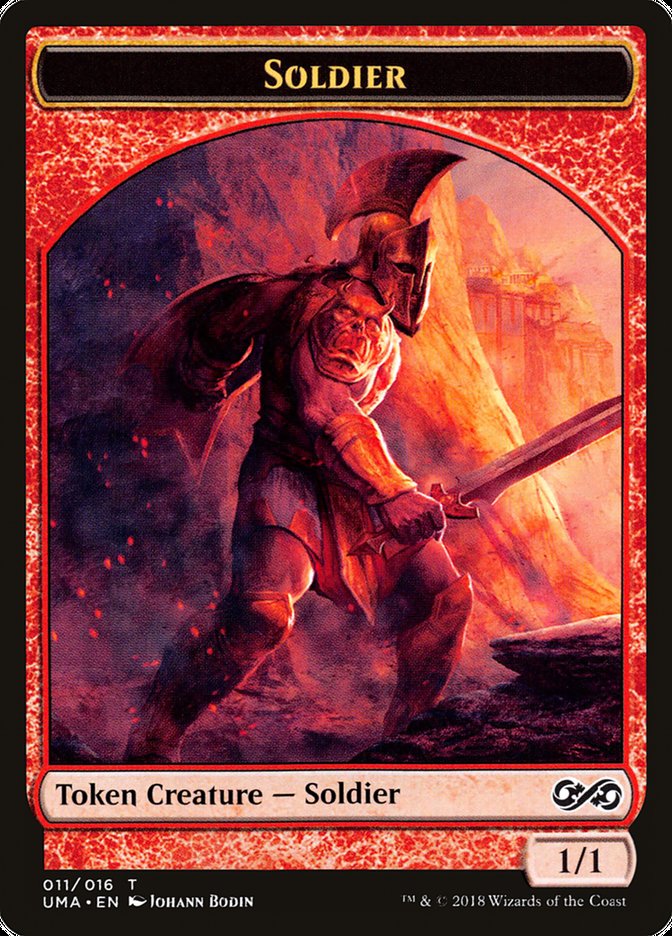 Soldier Token [Ultimate Masters Tokens] | Dragon's Lair Comics and Fantasy Houston TX