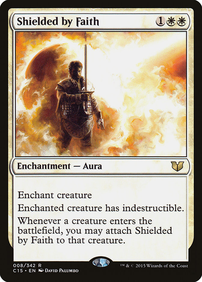 Shielded by Faith [Commander 2015] | Dragon's Lair Comics and Fantasy Houston TX