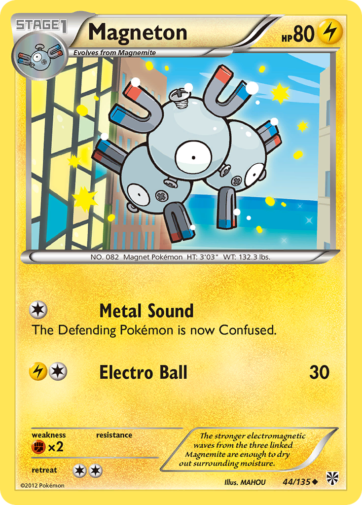 Magneton (44/135) [Black & White: Plasma Storm] | Dragon's Lair Comics and Fantasy Houston TX