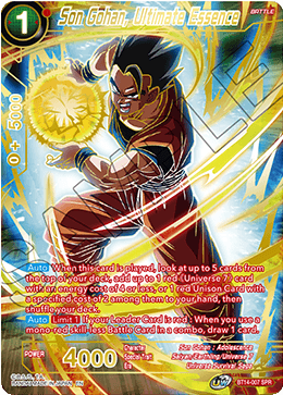 Son Gohan, Ultimate Essence (SPR) (BT14-007) [Cross Spirits] | Dragon's Lair Comics and Fantasy Houston TX