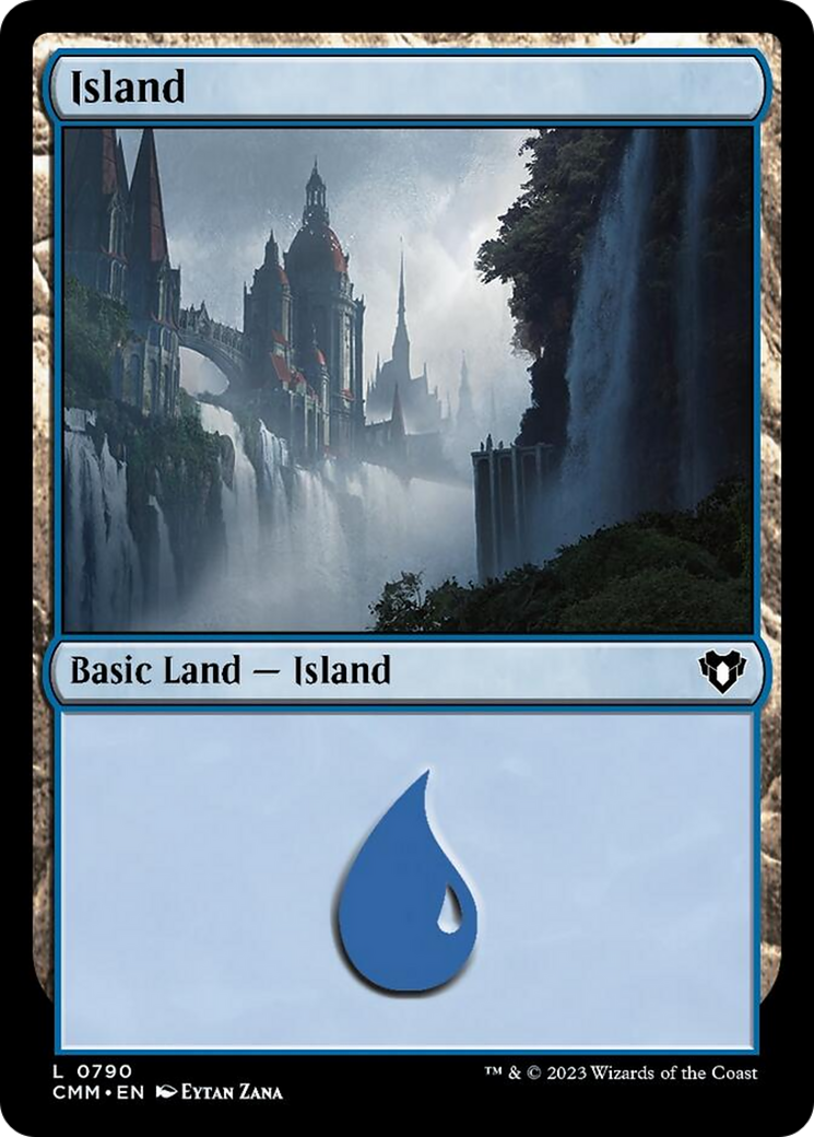 Island (790) [Commander Masters] | Dragon's Lair Comics and Fantasy Houston TX
