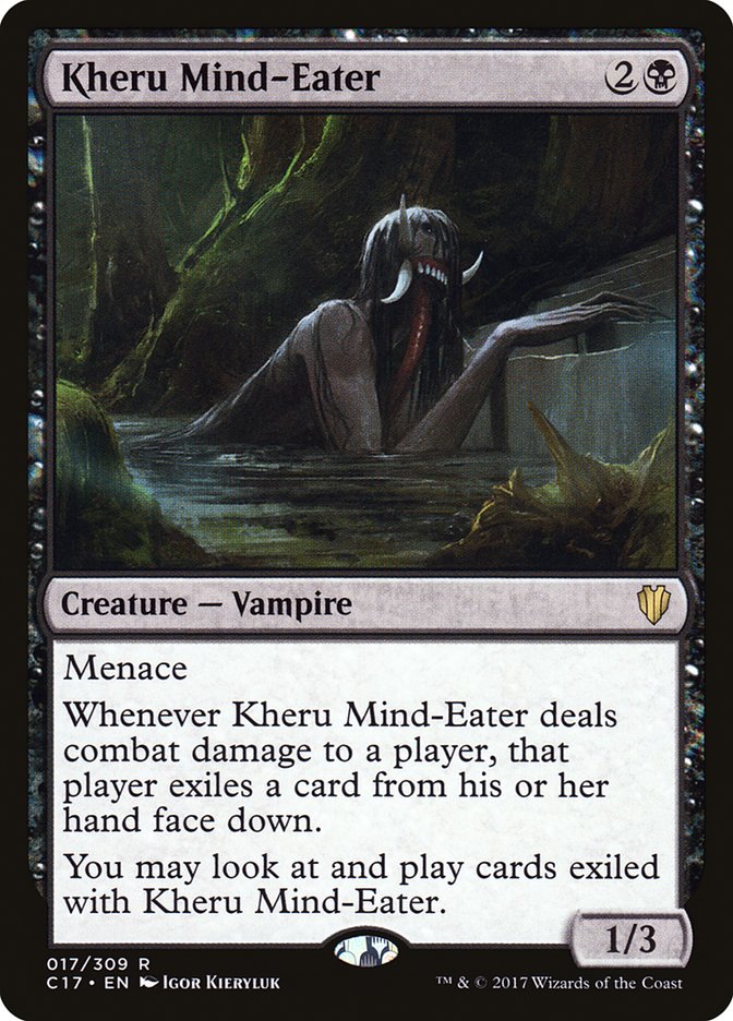 Kheru Mind-Eater [Commander 2017] | Dragon's Lair Comics and Fantasy Houston TX