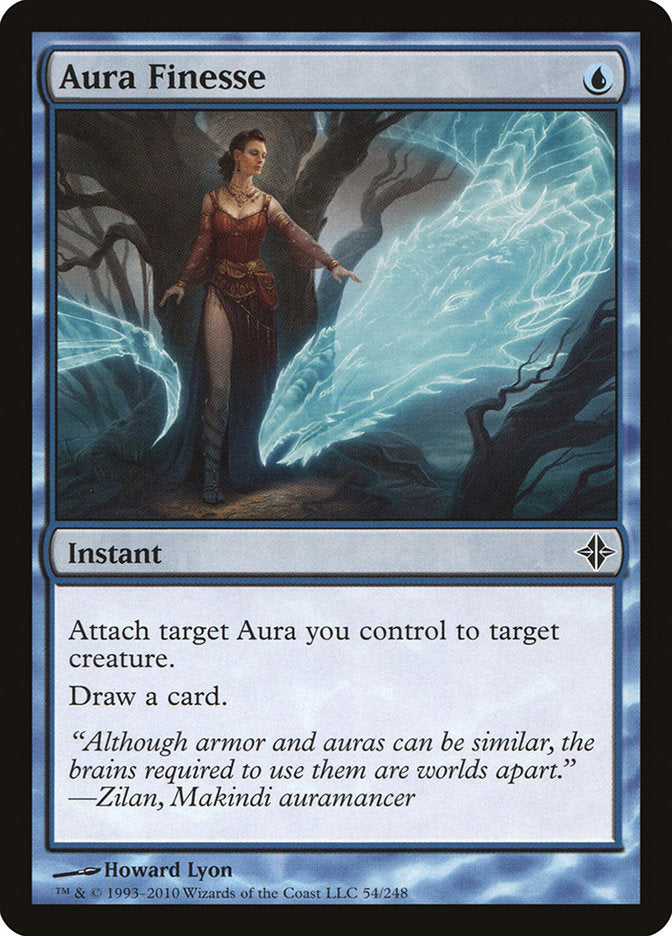 Aura Finesse [Rise of the Eldrazi] | Dragon's Lair Comics and Fantasy Houston TX