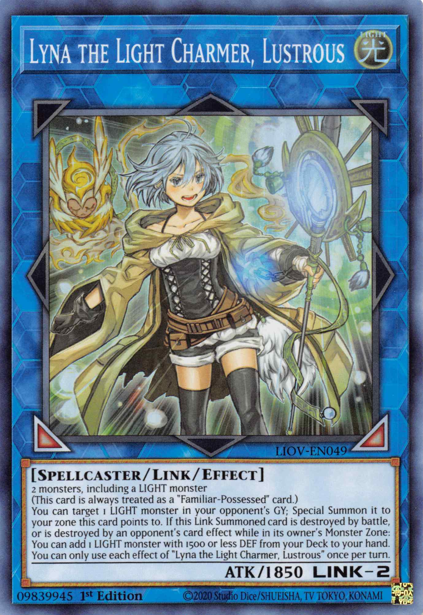 Lyna the Light Charmer, Lustrous [LIOV-EN049] Starlight Rare | Dragon's Lair Comics and Fantasy Houston TX