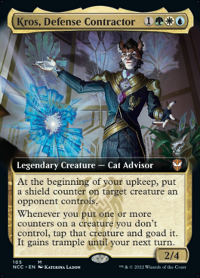 Kros, Defense Contractor (Extended Art) [Streets of New Capenna Commander] | Dragon's Lair Comics and Fantasy Houston TX
