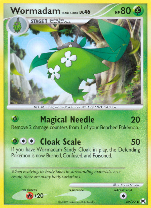 Wormadam Plant Cloak (49/99) [Platinum: Arceus] | Dragon's Lair Comics and Fantasy Houston TX