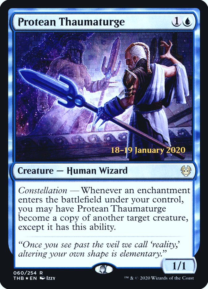Protean Thaumaturge [Theros Beyond Death Prerelease Promos] | Dragon's Lair Comics and Fantasy Houston TX