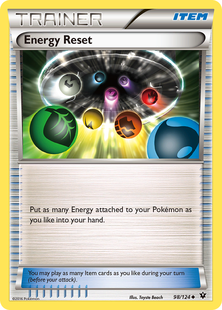 Energy Reset (98/124) [XY: Fates Collide] | Dragon's Lair Comics and Fantasy Houston TX