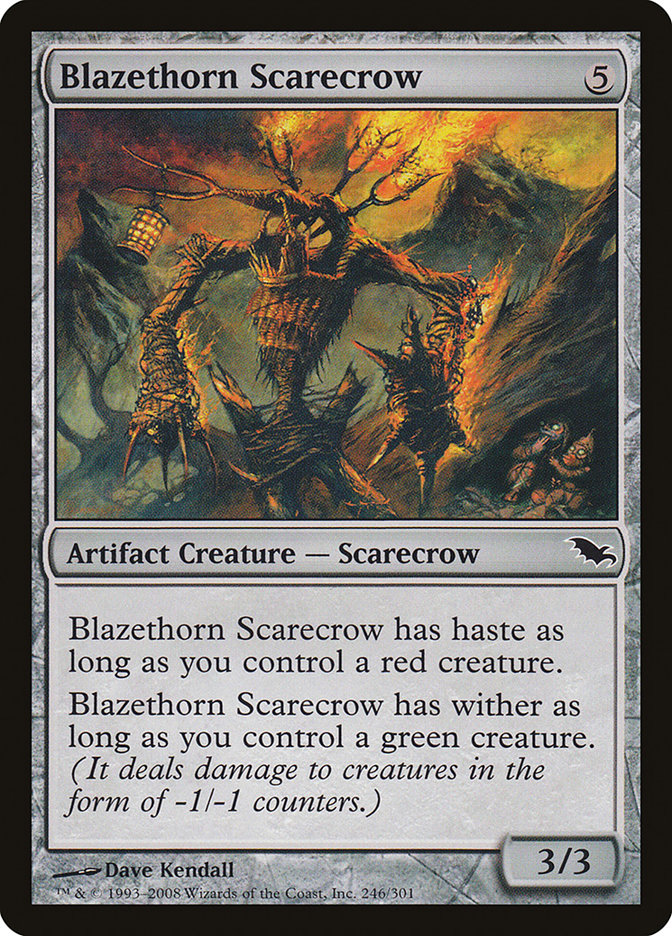 Blazethorn Scarecrow [Shadowmoor] | Dragon's Lair Comics and Fantasy Houston TX