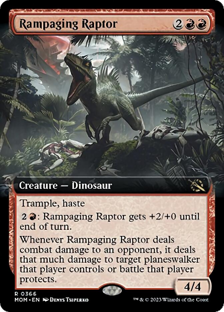 Rampaging Raptor (Extended Art) [March of the Machine] | Dragon's Lair Comics and Fantasy Houston TX