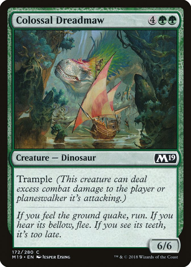 Colossal Dreadmaw [Core Set 2019] | Dragon's Lair Comics and Fantasy Houston TX