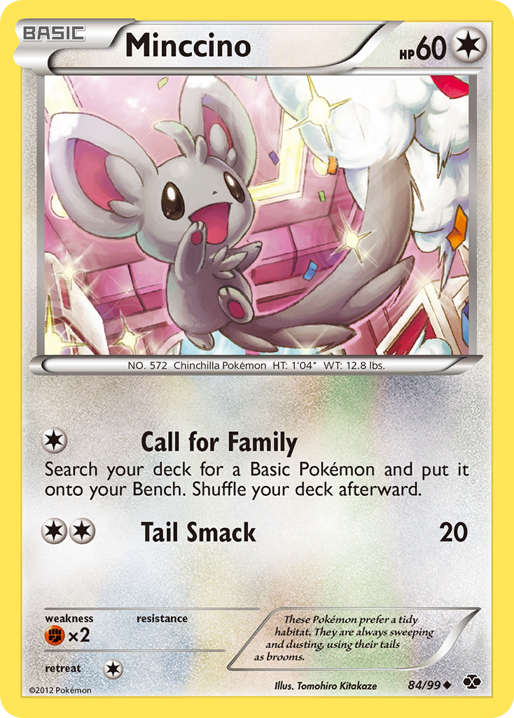 Minccino (84/99) [Black & White: Next Destinies] | Dragon's Lair Comics and Fantasy Houston TX