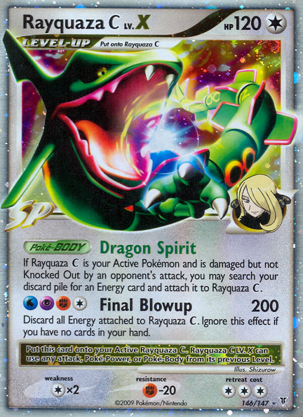 Rayquaza C LV.X (146/147) [Platinum: Supreme Victors] | Dragon's Lair Comics and Fantasy Houston TX