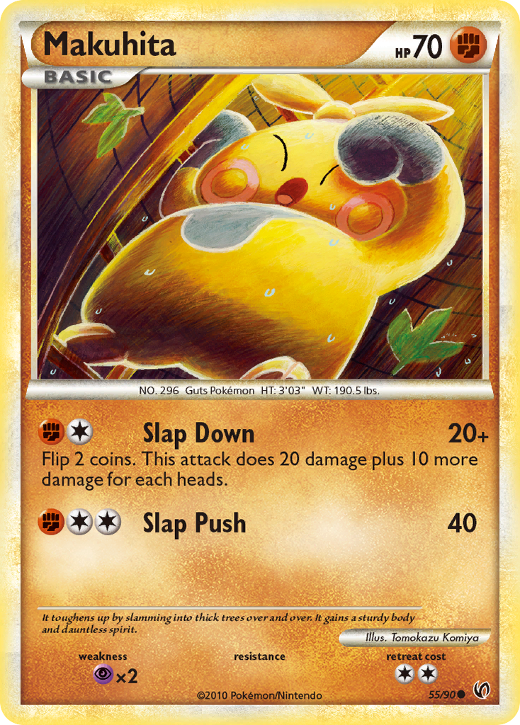 Makuhita (55/90) [HeartGold & SoulSilver: Undaunted] | Dragon's Lair Comics and Fantasy Houston TX