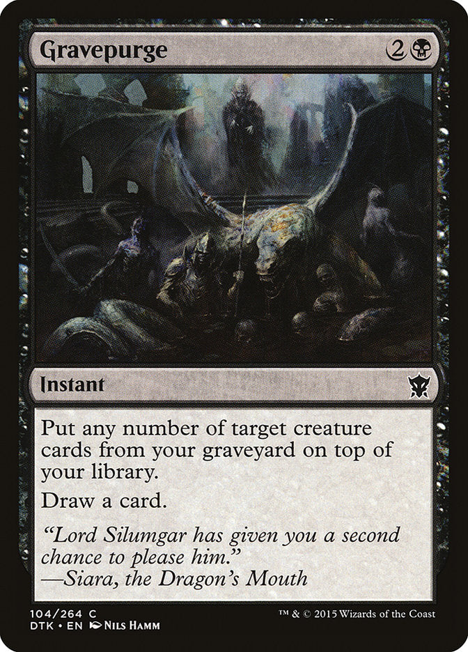 Gravepurge [Dragons of Tarkir] | Dragon's Lair Comics and Fantasy Houston TX