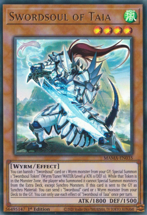 Swordsoul of Taia [MAMA-EN035] Ultra Rare | Dragon's Lair Comics and Fantasy Houston TX