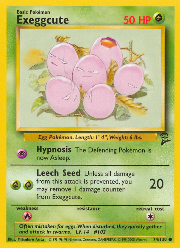 Exeggcute (74/130) [Base Set 2] | Dragon's Lair Comics and Fantasy Houston TX