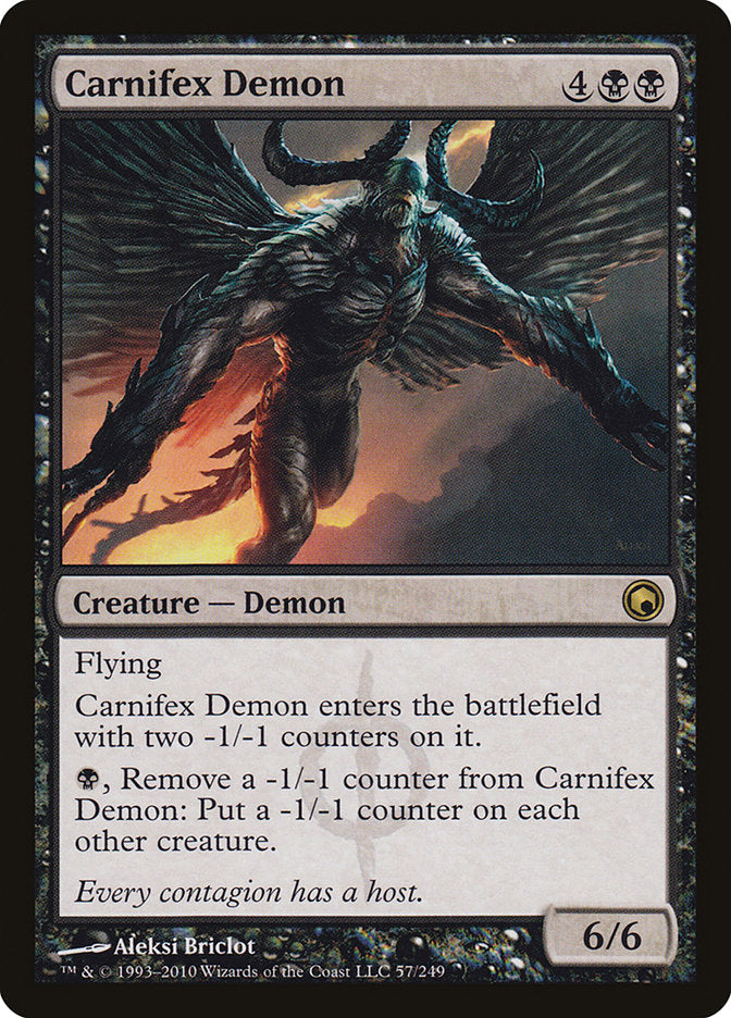 Carnifex Demon [Scars of Mirrodin] | Dragon's Lair Comics and Fantasy Houston TX