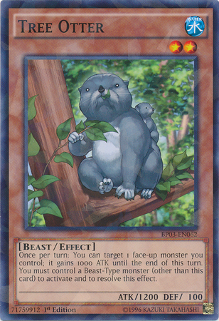 Tree Otter [BP03-EN062] Shatterfoil Rare | Dragon's Lair Comics and Fantasy Houston TX