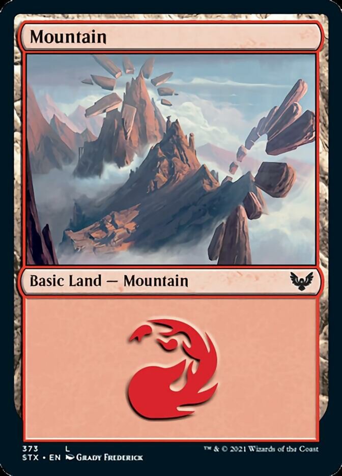 Mountain (373) [Strixhaven: School of Mages] | Dragon's Lair Comics and Fantasy Houston TX