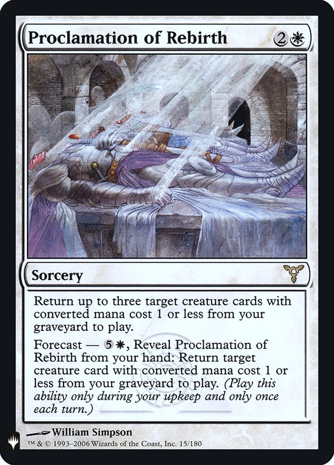 Proclamation of Rebirth [Mystery Booster] | Dragon's Lair Comics and Fantasy Houston TX