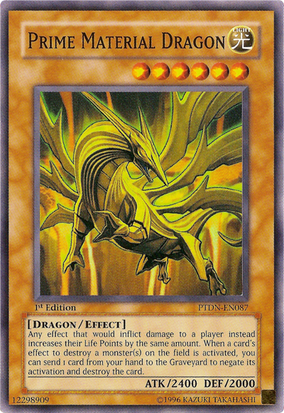 Prime Material Dragon [PTDN-EN087] Super Rare | Dragon's Lair Comics and Fantasy Houston TX