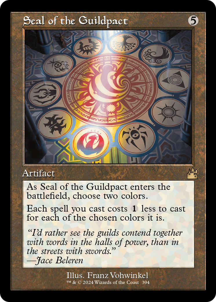 Seal of the Guildpact (Retro Frame) [Ravnica Remastered] | Dragon's Lair Comics and Fantasy Houston TX