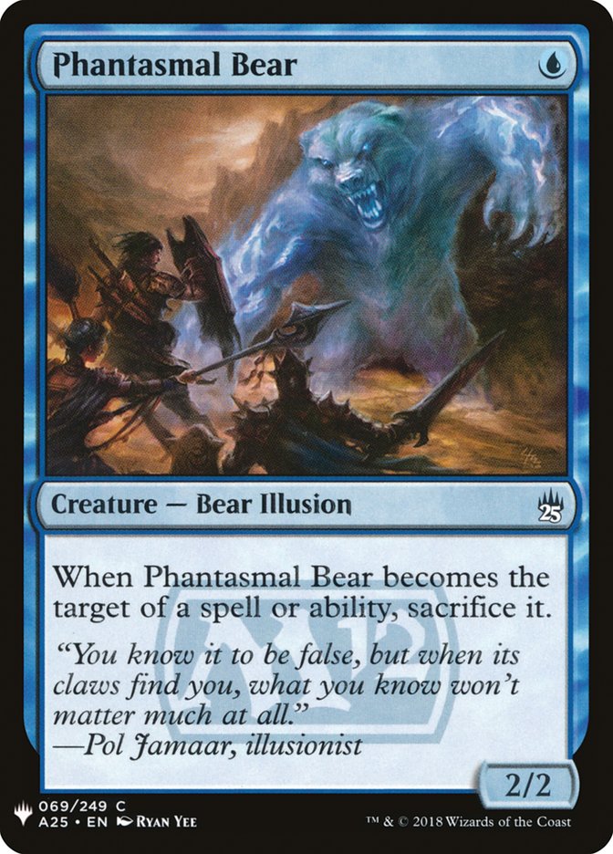 Phantasmal Bear [Mystery Booster] | Dragon's Lair Comics and Fantasy Houston TX