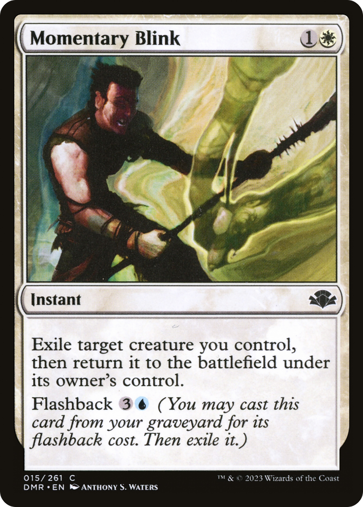 Momentary Blink [Dominaria Remastered] | Dragon's Lair Comics and Fantasy Houston TX