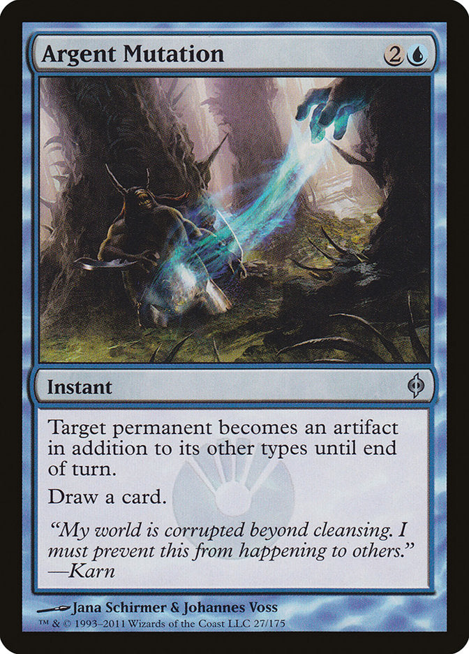 Argent Mutation [New Phyrexia] | Dragon's Lair Comics and Fantasy Houston TX