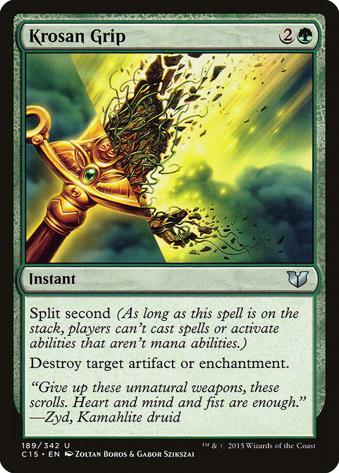 Krosan Grip [Commander 2015] | Dragon's Lair Comics and Fantasy Houston TX