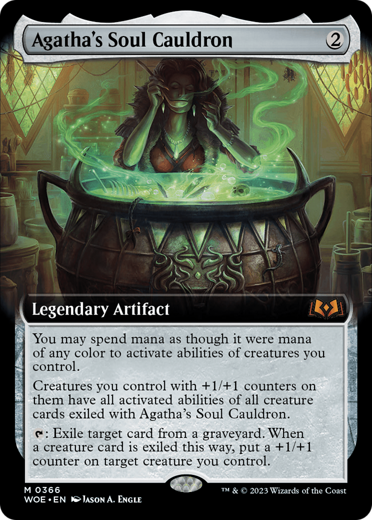 Agatha's Soul Cauldron (Extended Art) [Wilds of Eldraine] | Dragon's Lair Comics and Fantasy Houston TX
