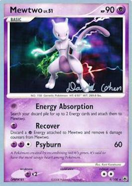 Mewtwo LV.51 (9/100) (Stallgon - David Cohen) [World Championships 2009] | Dragon's Lair Comics and Fantasy Houston TX