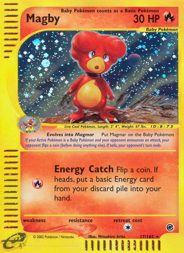 Magby (17/165) [Expedition: Base Set] | Dragon's Lair Comics and Fantasy Houston TX