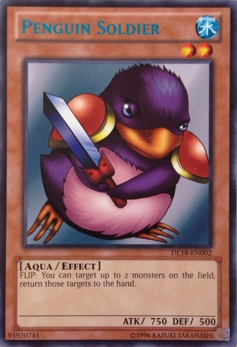 Penguin Soldier (Blue - DL18) [DL18-EN002] Rare | Dragon's Lair Comics and Fantasy Houston TX