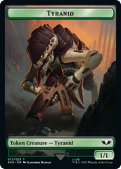 Tyranid (17) // Tyranid Warrior Double-Sided Token [Warhammer 40,000 Tokens] | Dragon's Lair Comics and Fantasy Houston TX