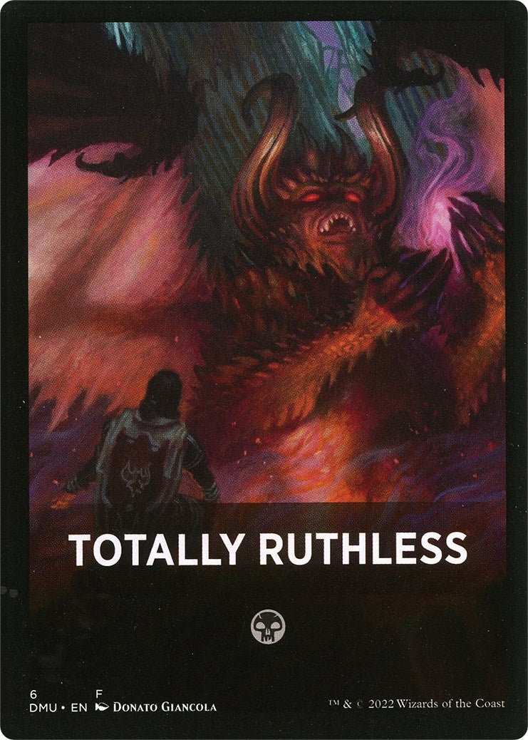 Totally Ruthless Theme Card [Dominaria United Tokens] | Dragon's Lair Comics and Fantasy Houston TX