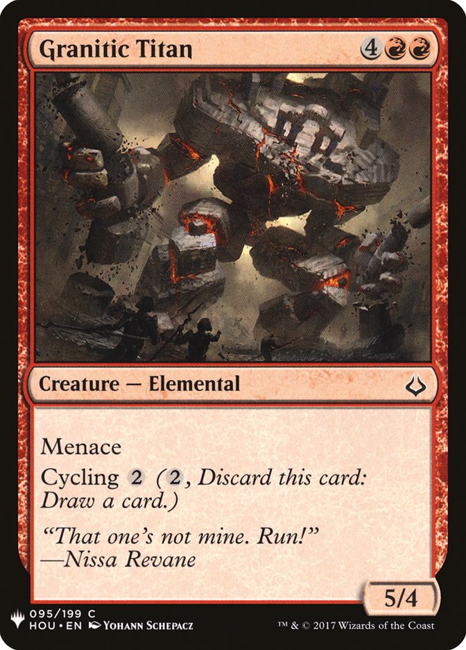 Granitic Titan [Mystery Booster] | Dragon's Lair Comics and Fantasy Houston TX