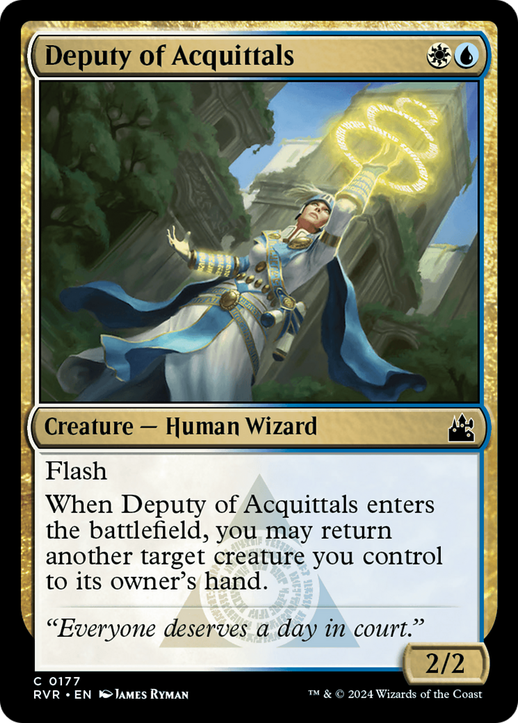 Deputy of Acquittals [Ravnica Remastered] | Dragon's Lair Comics and Fantasy Houston TX