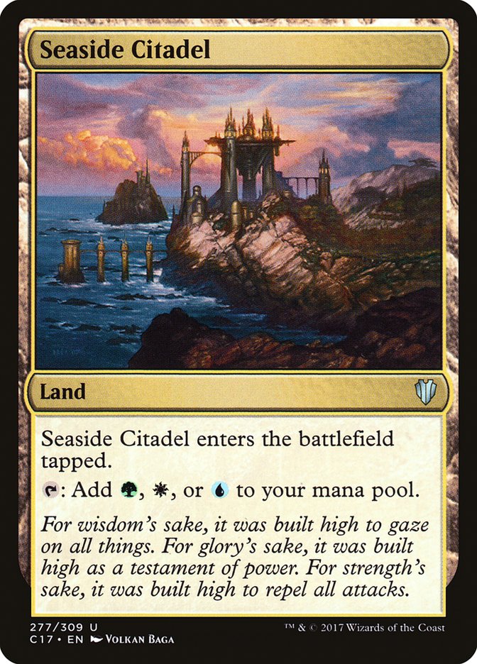 Seaside Citadel [Commander 2017] | Dragon's Lair Comics and Fantasy Houston TX