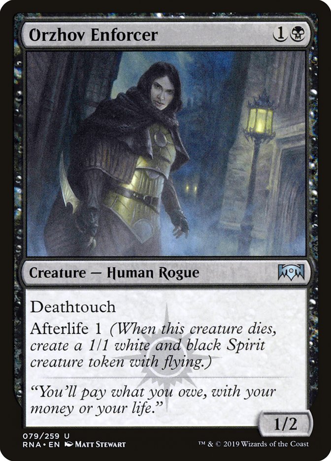 Orzhov Enforcer [Ravnica Allegiance] | Dragon's Lair Comics and Fantasy Houston TX