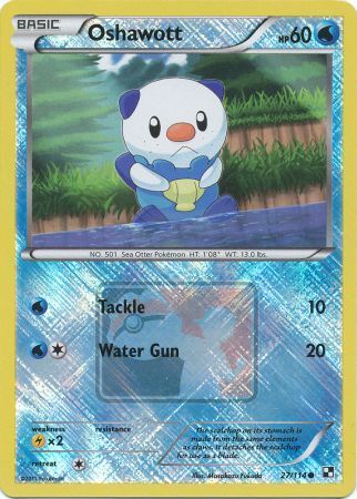 Oshawott (27/114) (League Promo) [Black & White: Base Set] | Dragon's Lair Comics and Fantasy Houston TX