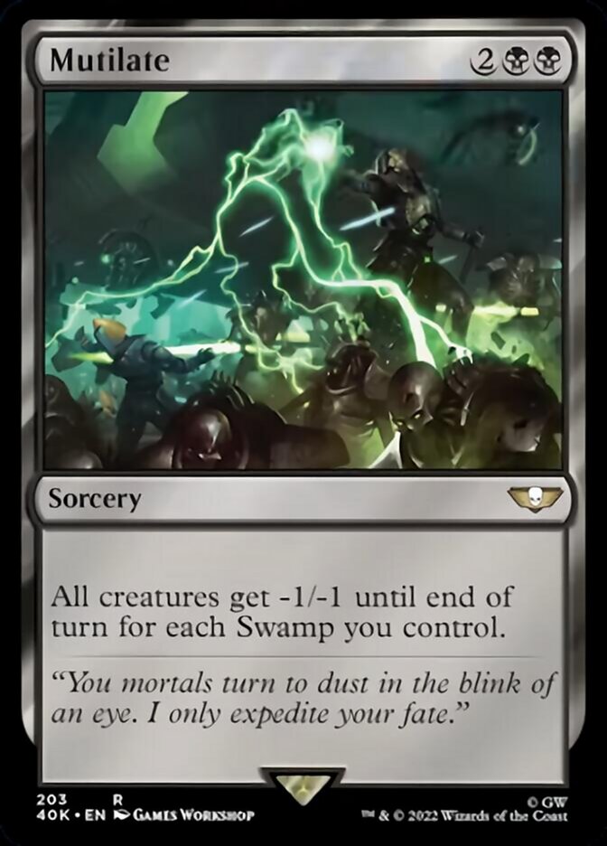 Mutilate (Surge Foil) [Warhammer 40,000] | Dragon's Lair Comics and Fantasy Houston TX
