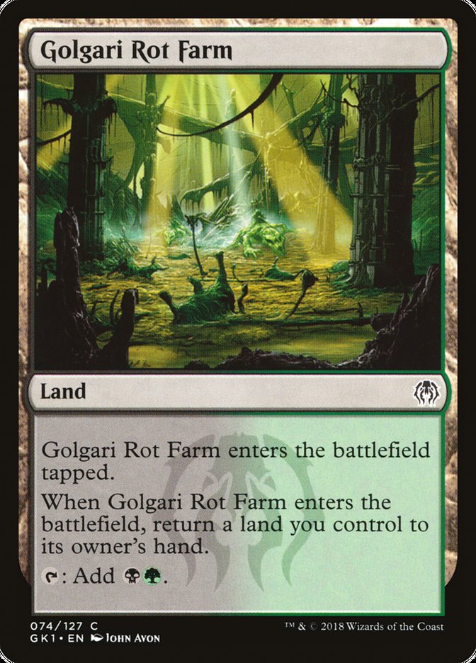 Golgari Rot Farm [Guilds of Ravnica Guild Kit] | Dragon's Lair Comics and Fantasy Houston TX