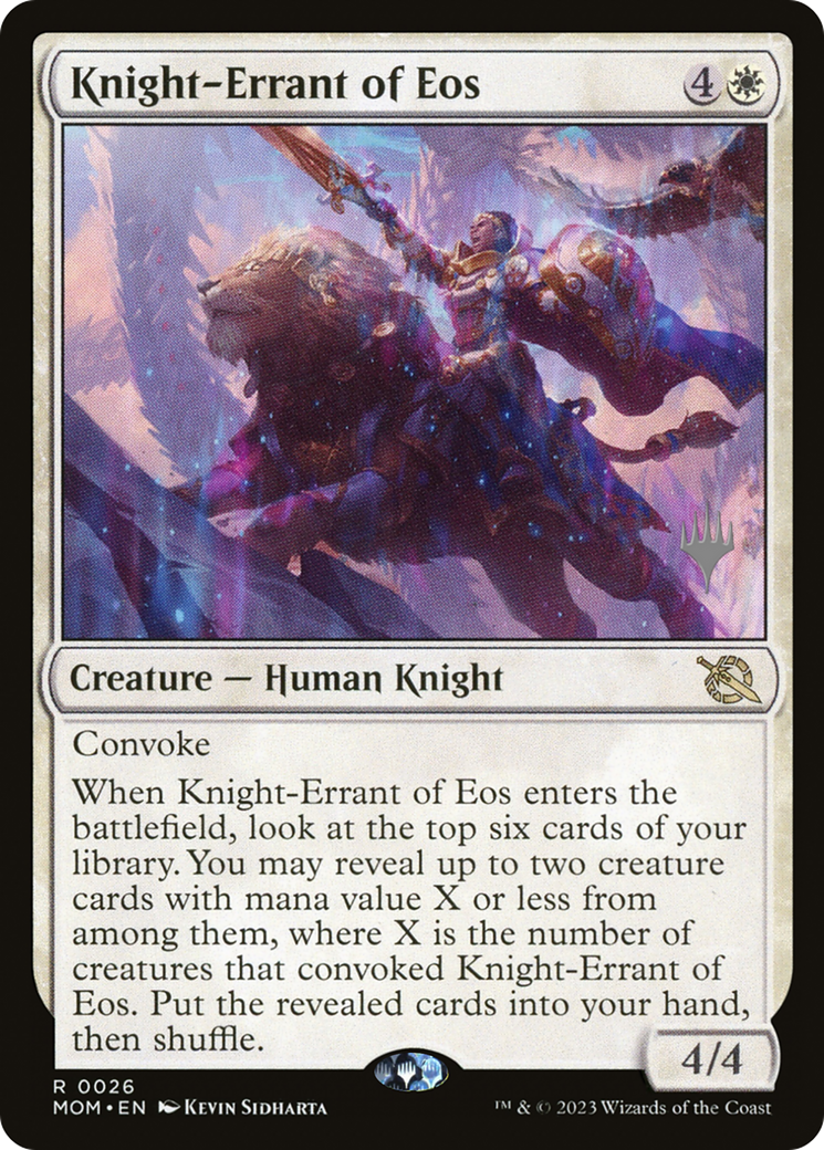 Knight-Errant of Eos (Promo Pack) [March of the Machine Promos] | Dragon's Lair Comics and Fantasy Houston TX