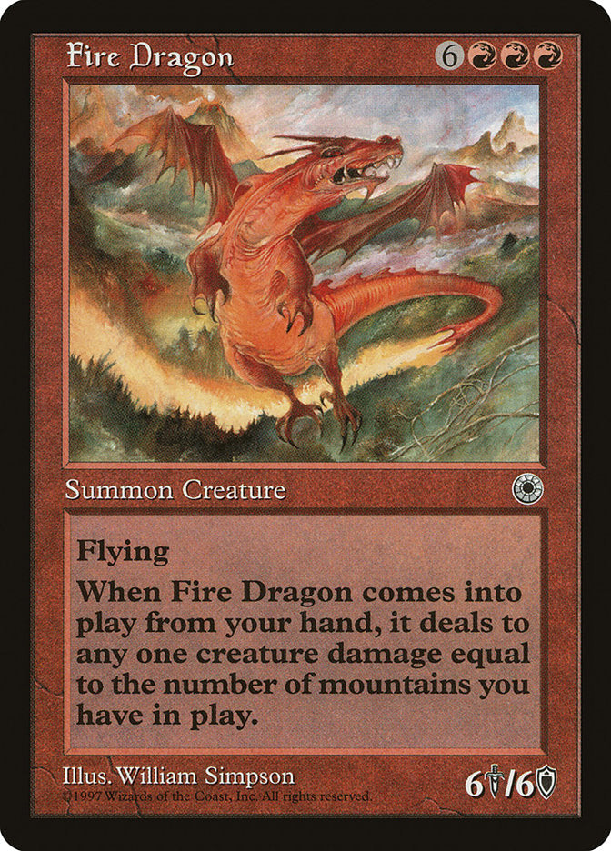 Fire Dragon [Portal] | Dragon's Lair Comics and Fantasy Houston TX