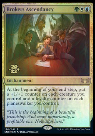 Brokers Ascendancy [Streets of New Capenna Prerelease Promos] | Dragon's Lair Comics and Fantasy Houston TX