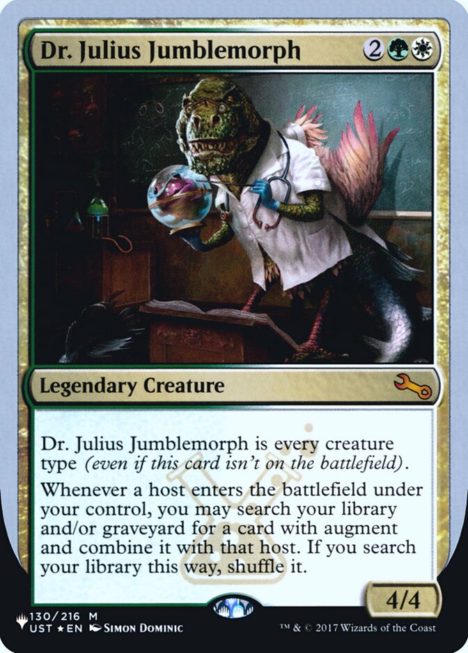 Dr. Julius Jumblemorph (Unfinity Foil Edition) [The List] | Dragon's Lair Comics and Fantasy Houston TX