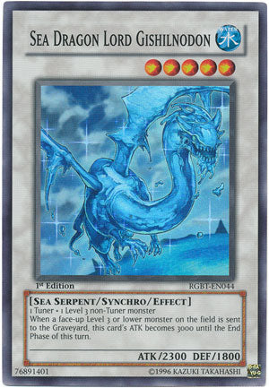 Sea Dragon Lord Gishilnodon [RGBT-EN044] Super Rare | Dragon's Lair Comics and Fantasy Houston TX