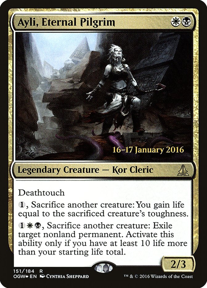 Ayli, Eternal Pilgrim [Oath of the Gatewatch Prerelease Promos] | Dragon's Lair Comics and Fantasy Houston TX